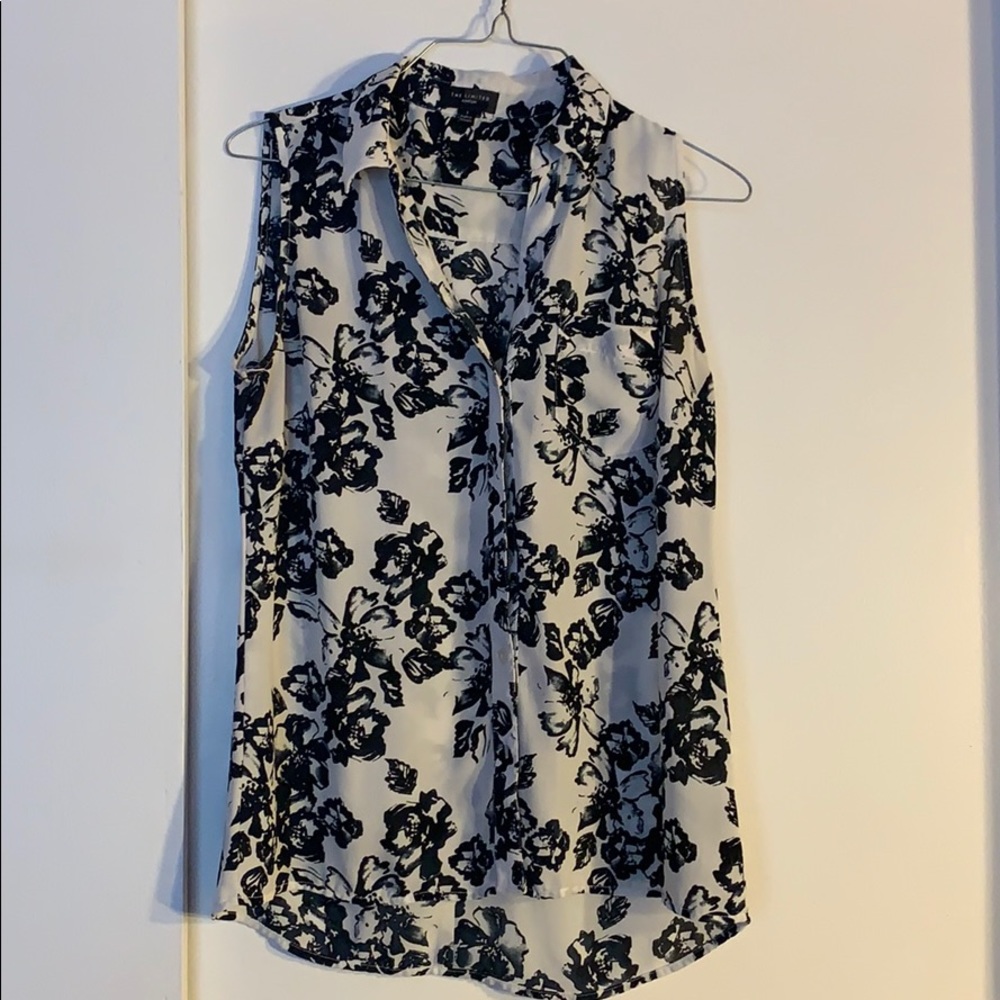 The Limited Sleeveless Ashton Blouse